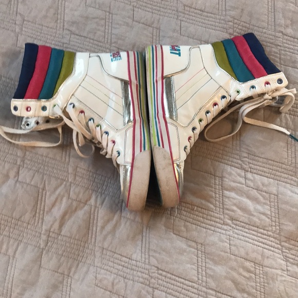 Baby Phat Shoes Baby Phat High Top Tennis Shoes Sneakers Colorful